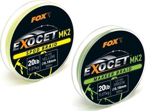 Fox Exocet MK2 Spod Braid 0.18mm / 20lb X 300m - yellow (CBL013) 1