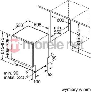 Zmywarka Bosch SMV59U10EU 4