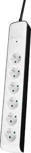 Listwa zasilająca Hama Premium przeciwprzepięciowa 6 gniazd 1.5 m biało-czarna (441373480000) 2
