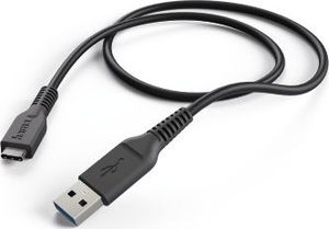 Kabel USB Hama USB-A - USB-C 1 m Czarny (001783950000) 1