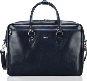 Torba FeliceGold Damska skórzana torba na laptopa RUBY granatowa 2