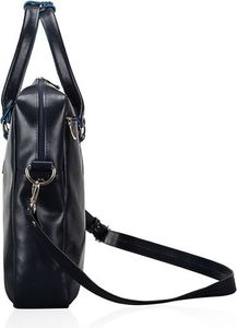 Torba FeliceGold Damska skórzana torba na laptopa RUBY granatowa 4