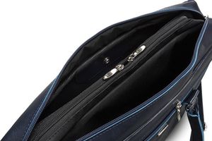 Torba FeliceGold Damska skórzana torba na laptopa RUBY granatowa 6