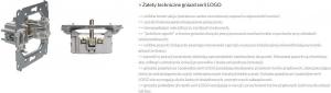 Karlik Gniazdo komputerowe Logo pojedyncze 1xRJ45 biały (FGK-1) 4