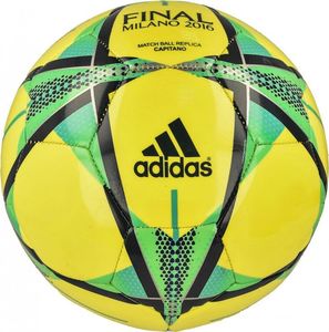 Adidas Piłka nożna Finale Milano Capitano żółta r. 5 (AC5491) 1