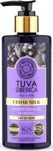 Natura Siberica Tuva Siberica Wild&Pure Nourishing Shower Cream-Gel odżywczy żel pod prysznic Cedar Milk 300ml 1