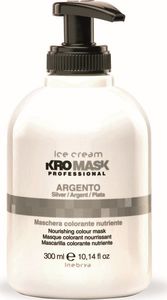 Inebrya Ice Cream Kromask Professional Argento maska do włosów jasnych blond Silver 300ml 1