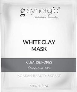 G-Synergie Korean Beauty Secret White Clay Mask Oczyszczająca maska z białą glinką 10ml 1