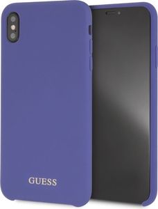 Guess Guess GUHCI65LSGLUV iPhone Xs Max purple /fioletowy hard case Silicone 1