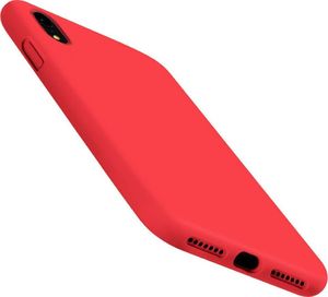Hurtel Silicone Case elastyczne silikonowe etui pokrowiec iPhone XR czerwony 3