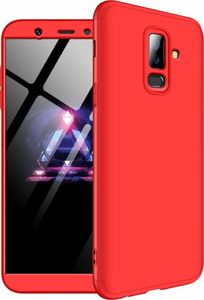 Hurtel 360 Protection etui na całą obudowę przód + tył Samsung Galaxy A6 Plus 2018 A605 czerwony 1