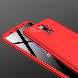 Hurtel 360 Protection etui na całą obudowę przód + tył Samsung Galaxy A6 Plus 2018 A605 czerwony 3
