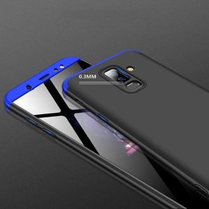 Hurtel 360 Protection etui na całą obudowę przód + tył Samsung Galaxy A6 Plus 2018 A605 czarno-niebieski 3