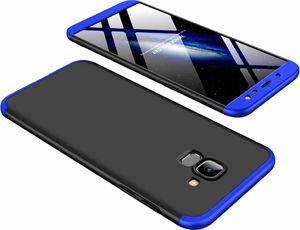 Hurtel 360 Protection etui na całą obudowę przód + tył Samsung Galaxy A6 2018 A600 czarno-niebieski 1