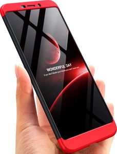 Hurtel 360 Protection etui na całą obudowę przód + tył Nokia 6.1 czerwony 9