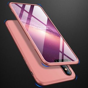 Hurtel 360 Protection etui na całą obudowę przód + tył iPhone XS Max różowy (logo hole) 4