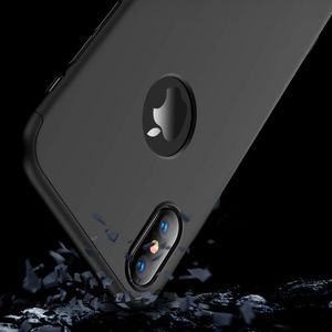 Hurtel 360 Protection etui na całą obudowę przód + tył iPhone XS Max czarny (logo hole) 2