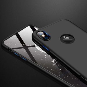 Hurtel 360 Protection etui na całą obudowę przód + tył iPhone XS Max czarny (logo hole) 5