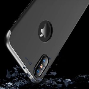 Hurtel 360 Protection etui na całą obudowę przód + tył iPhone XS Max czarno-srebrny (logo hole) 2
