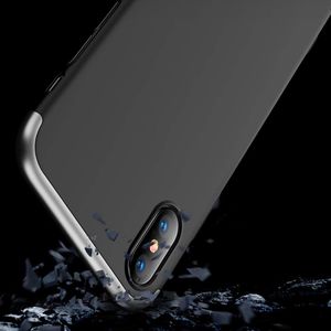 Hurtel 360 Protection etui na całą obudowę przód + tył iPhone XS Max czarno-srebrny 2