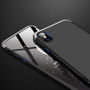 Hurtel 360 Protection etui na całą obudowę przód + tył iPhone XS Max czarno-srebrny 5