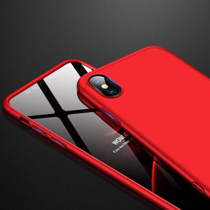 Hurtel 360 Protection etui na całą obudowę przód + tył iPhone XS Max czerwony 6