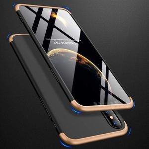 Hurtel 360 Protection etui na całą obudowę przód + tył iPhone XS Max czarno-złoty 2