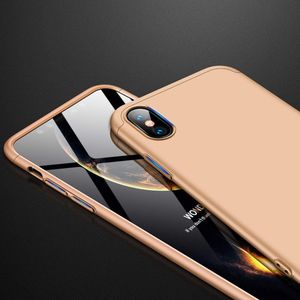 Hurtel 360 Protection etui na całą obudowę przód + tył iPhone XS Max złoty 3