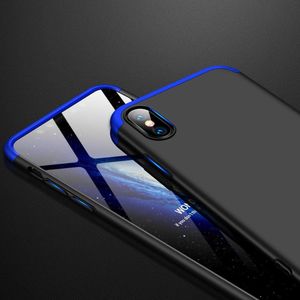 Hurtel 360 Protection etui na całą obudowę przód + tył iPhone XS Max czarno-niebieski 4