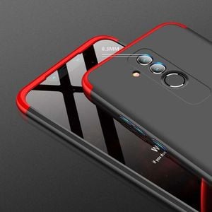 Hurtel 360 Protection etui na całą obudowę przód + tył Huawei Mate 20 Lite czarno-czerwony 4