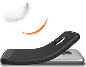 Hurtel Carbon Case elastyczne etui pokrowiec Lenovo Moto G5 Plus czarny 7