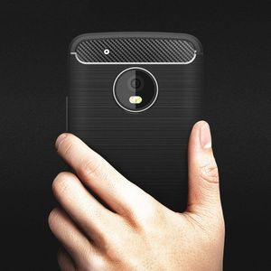Hurtel Carbon Case elastyczne etui pokrowiec Lenovo Moto G5 Plus czarny 8