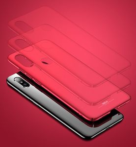 MSVII MSVII Simple ultracienkie etui pokrowiec Xiaomi Mi 8 Lite czerwony 10