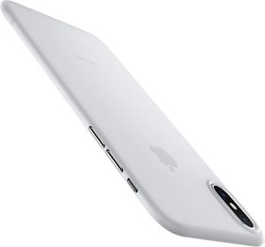 Speck Spigen AirSkin ultra cienkie etui 0.36mm pokrowiec iPhone XS / X biały (Soft Clear) 5
