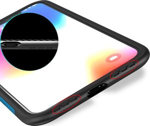 IPAKY iPaky Bumblebee Neo Hybrid gumowe etui z ramką iPhone XS / X czarny 8