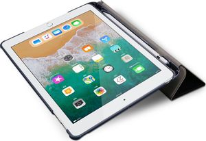 Etui na tablet Dux Ducis Smart Sleep z podstawką + schowek na rysik iPad 9.7 2018 niebieski 2