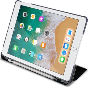 Etui na tablet Dux Ducis Smart Sleep z podstawką + schowek na rysik iPad 9.7 2018 niebieski 5