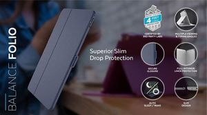 Etui na tablet Speck Speck Balance Folio - Etui iPad 9.7" (2018/2017) / iPad Pro 9.7" / iPad Air 2 / iPad Air w/Magnet & Stand up (Dark Poppy Red/Velvet Red) 8