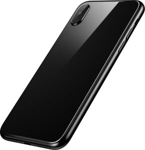 Baseus Rear Protector szkło hartowane na tył obudowę telefonu iPhone XS Max przezroczysty (SGAPIPH65-ABM02) 3