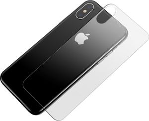 Baseus Rear Protector szkło hartowane na tył obudowę telefonu iPhone XS Max przezroczysty (SGAPIPH65-ABM02) 5