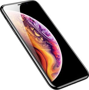 Baseus Full Coverage szkło hartowane 3D na cały ekran iPhone XS Max czarny (SGAPIPH65-KC01) 3