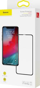 Baseus Full Coverage szkło hartowane 3D na cały ekran iPhone XS Max czarny (SGAPIPH65-KC01) 8