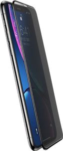 Baseus Diamond Body Tempered Glass szkło hartowane 3D 0,3 mm ze wzmocnioną ramką i filtrem Privacy Apple iPhone XR czarny 1