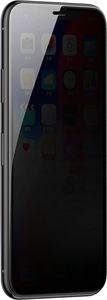 Baseus Diamond Body Tempered Glass szkło hartowane 3D 0,3 mm ze wzmocnioną ramką i filtrem Privacy Apple iPhone XR czarny 3