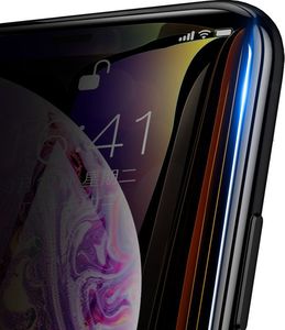 Baseus Baseus Diamond Body Tempered Glass szkło hartowane 3D 0,3 mm ze wzmocnioną ramką i filtrem Privacy Apple iPhone XS Max czarny 6