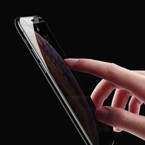 Baseus Baseus Diamond Body Tempered Glass szkło hartowane 3D 0,3 mm ze wzmocnioną ramką i filtrem Privacy Apple iPhone XS Max czarny 8