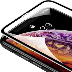 Baseus Rigid-edge Tempered Glass szkło hartowane 3D 0,3 mm ze wzmocnioną ramką Apple iPhone XS Max czarny 4