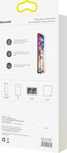 Baseus Rigid-edge Tempered Glass szkło hartowane 3D 0,3 mm ze wzmocnioną ramką Apple iPhone XS Max czarny 8
