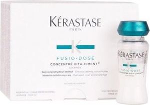 Kerastase Resistanse Fusio-Dose Concentre Vita-Ciment Intensive Reinforcing Care ampułki do włosów osłabionych i zniszczonych 10x12 ml 1