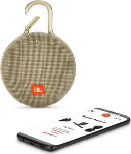 Głośnik JBL Clip 3 beżowy 4
